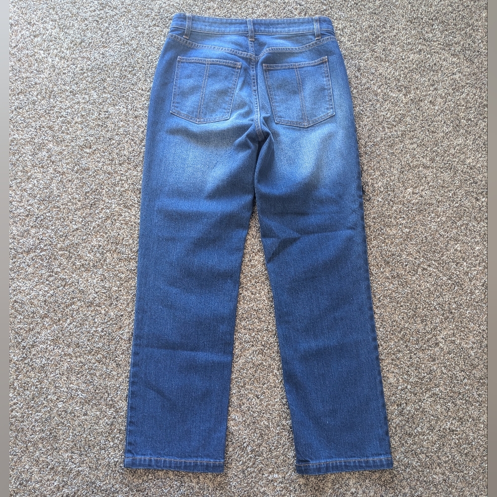 Hellessy Bloomfield Horse Fringe Straight Jeans Size 6 View 2